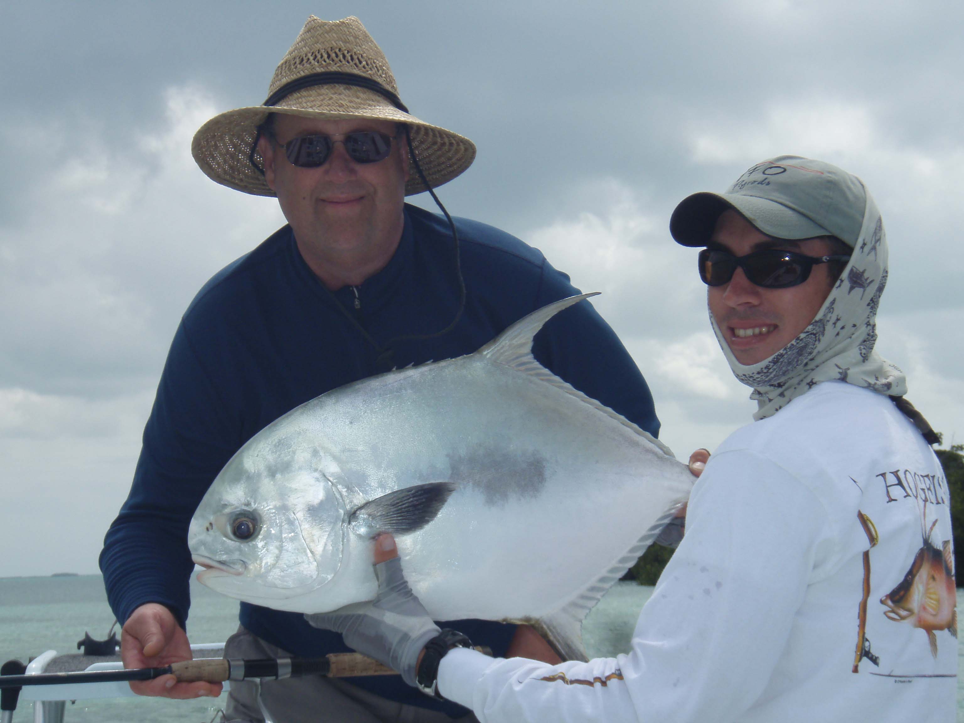Permit - Rachel & Gardner King - Fishing with Capt. Kelly